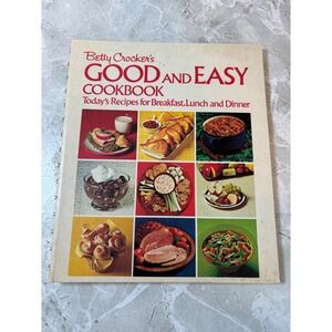 Vintage Cookbook Ephemera Spiral Bound Betty Crocker‎ Good & Easy 1971 1st Print